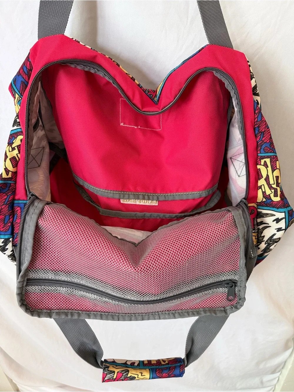Comic Book Duffel Bag Boys Gym Sports Weekender Lands’ End